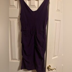 Deep Purple Nicole Miller dress